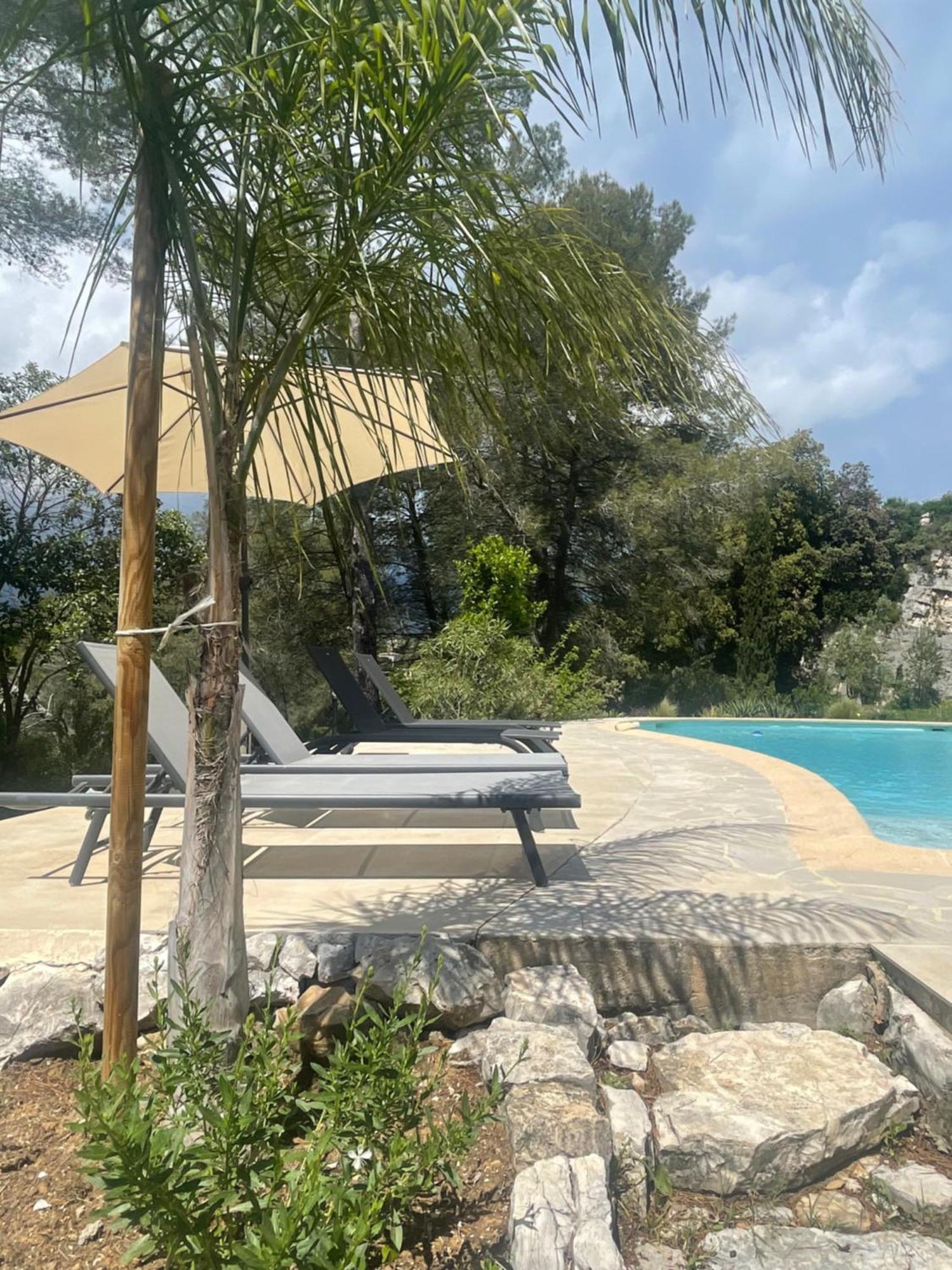 La Villa Des Carriers- Maison Avec Piscine Proche Mer Roquefort-les-Pins Eksteriør bilde